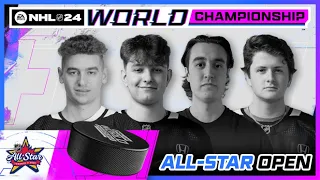 EA SPORTS™ NHL 24 World Championship™ | All-Star Open LIVE from Toronto 🏒