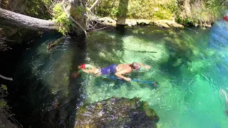 Kayaking down ECONFINA CREEK! springs we stopped at- gainer, emerald, and bluff springs.