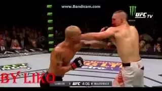 UFC 189 Robbie Lowler and Rory MacDonald KO