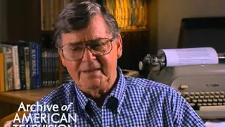 Earl Hamner discusses the novel "Spencer's Mountain" - EMMYTVLEGENDS.ORG