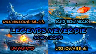 Battleship Legend Legends Never Die 4K HD + 120FPS