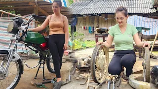 Repair and restore the entire win FIGO 110cc motorbike brought by people |Girl Mechanic