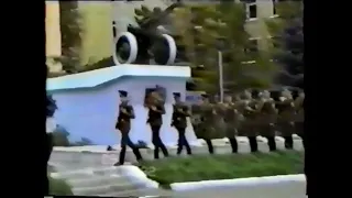 Russia Antehm Wreath Ceremony KVAKU In Kolomenskoye 4 October 1992