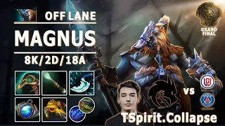 TI 10 | TSpirit.Collapse | Magnus Off Lane | Team Spirit vs PSG.LGD | Grand Final | TI Player View