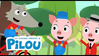 Bébé loup et les trois petits cochons - Les chansons chouettes de Pilou