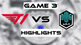 DK vs T1 | Semifinals GAME 3 | Worlds 2021 | Faker vs Showmaker | Highlights