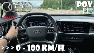 Audi Q4 e-tron | Beschleunigung 0 - 100 km/h | Electric Car | POV Drive