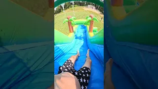 Backyard Mega Waterslide