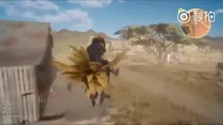 Final Fantasy XV Chocobo/Driving/Battle footage (Without commentary)