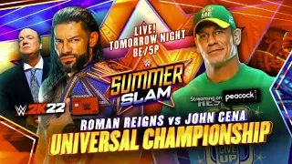 WWE SummerSlam 2021 Official And Full Match Card ( Old Section Gold ) HD