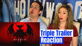 Diablo IV Triple Trailer Reaction - Gameplay, Rogue and Necromancer