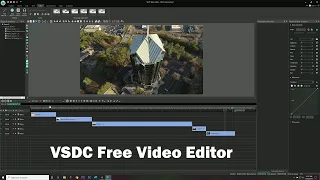 VSDC Free Video Editor - Basic Editing Tutorial Using Drone Footage