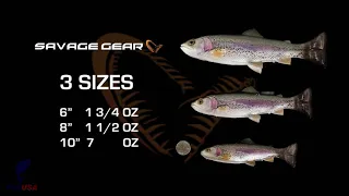 Savage Gear 4D Splitfin Pulse-Tail Trout