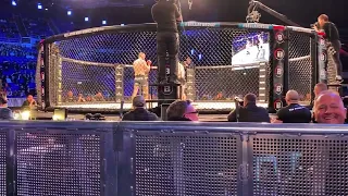 REFEREE DAN MIRAGLIOTTA GETS DROPPED DURING FIGHT