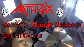 Anthrax "Sabbath Bloody Sabbath" Drum Cover (HQ Audio Drumless Track)