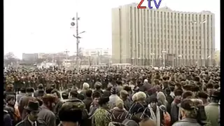 Последний митинг Ичкерии. Грозный, декабрь, 1994 года. Кинохроника