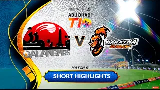 Match 9 Short Highlights  I Maratha Arabians vs Qalandars I Season 3!!!
