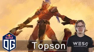 OG.Topson Troll Warlord Gameplay - Ranked Match - OG Dota 2.