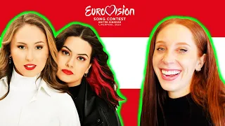 LET'S REACT TO AUSTRIA'S SONG FOR EUROVISION 2023 //TEYA & SELENA "WHO THE HELL IS EDGAR?"