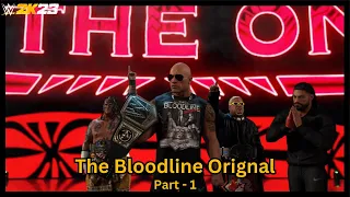 The Bloodline Originals Entrance | The Rock | Rikishi | Umaga |Roman Reigns | WWE2K23 |