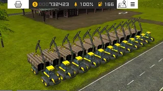 Forestry and Tree Cutting In Fs 16 | Farming Simulator 16 | Timelapse |