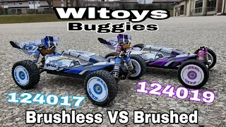 Wltoys 124017 VS Wltoys 124019 (Brushless VS Brushed)