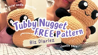 MAKE YOUR OWN TUBBY NUGGET! FREE Amigurumi pattern + Creation notes! ٩(⊙‿⊙)۶