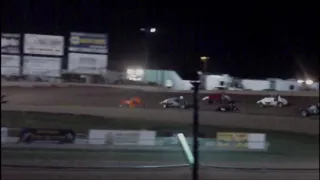 Beaver Dam Raceway WI WingLess Sprint Crash