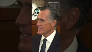 Sen. Mitt Romney responds to President Biden impeachment inquiry
