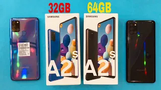 Samsung Galaxy A21s - 32GB vs 64GB Version