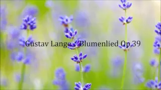 Lange : Blumenlied　ランゲ：花の歌