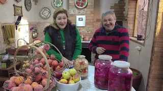 СОБИРАЕМ🍎🍑 УРОЖАЙ. ВЫГОНЯЮ🤦‍♀️ МУЖА из ДОМА. ЧТО ГОТОВИМ НА 🎄НОВЫЙ ГОД?