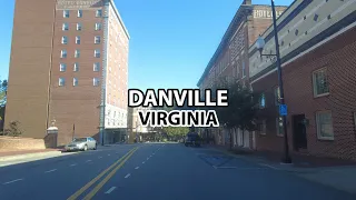 Danville, Virginia - [4K] Downtown Tour