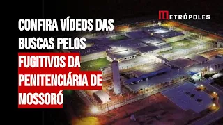 Confira vídeos das buscas pelos fugitivos da penitenciária de Mossoró