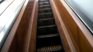 Historic Wooden Escalator at Macy's Pittsburgh, pa with SteelCityElevators