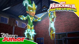 ⚡ Unde este electricitatea? | Păienjenelul Marvel și prietenii lui uimitori | Disney Junior Romania