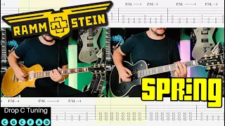 Rammstein - Spring |Guitar Cover| |Tab|