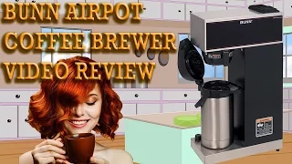 Bunn Airpot Coffee Brewer Review - BUNN VPR-APS Pourover Airpot Coffee Maker Reviewed