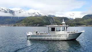 Custom 32' Aluminum Walk Around Fishing Boat / Walkthrough