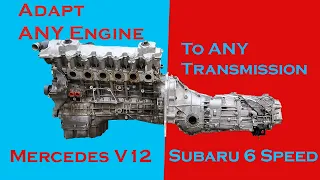 Hooking a Mercedes V12 to a Subaru 6 speed (PART 1)