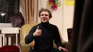 Потапов Сергей за кулисами спектакля "Бедность - не порок" (Малый театр)