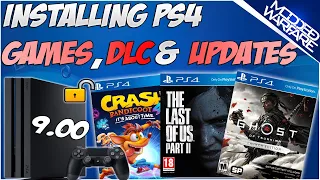 (EP 4) How to Install PS4 Games, DLC & Updates (9.00 or Lower!)