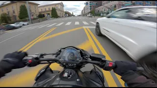 Ripping city streets // z900 // pure sound