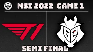 MSI 2022 | Knockout Stage Day 2 | / / T1 vs G2 / / GAME - 1