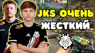 M0NESY В ШОКЕ С ИГРЫ СВОЕГО ТИММЕЙТА JKS НА FACEIT | JKS УДИВЛЯЕТ M0NESY СВОИМИ ХЕДШОТАМИ НА FACEIT