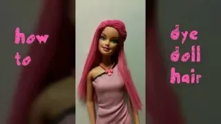 How to Dye Your Doll's Hair (WORKS)