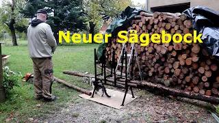 Neuer Sägebock fürs Brennholz