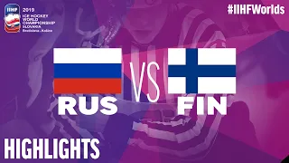 Russia vs. Finland - Semi-Final - Game Highlights - #IIHFWorlds 2019