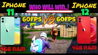 iPhone 11 60fps Vs iPhone 12  60fps PUBG COMPARISON🔥|| TDM M416 ONLY | Shocking Results