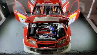 AUTOart (Diecast 1:18) Mitsubishi Lancer Evolution VI Rally Championship  - Detailed Review